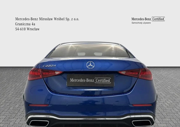 Mercedes-Benz Klasa C cena 249900 przebieg: 40500, rok produkcji 2021 z Wrocław małe 436